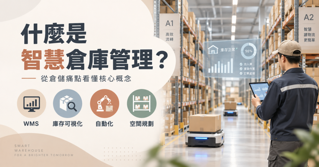 倉庫缺工又效率差？智慧倉庫管理與WMS如何解決營運痛點